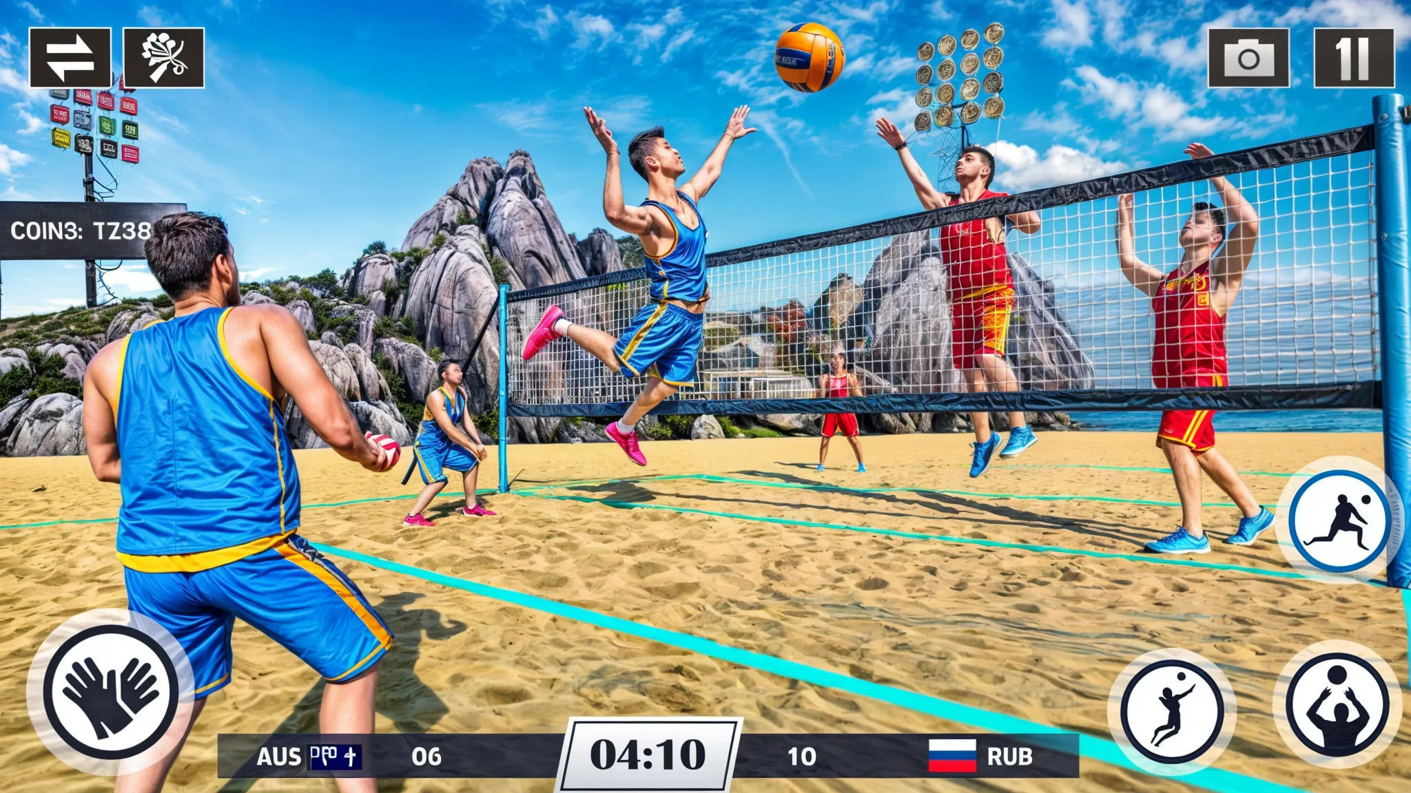 Volleyball Game 3D Sports Game | Indus Appstore | Screenshot