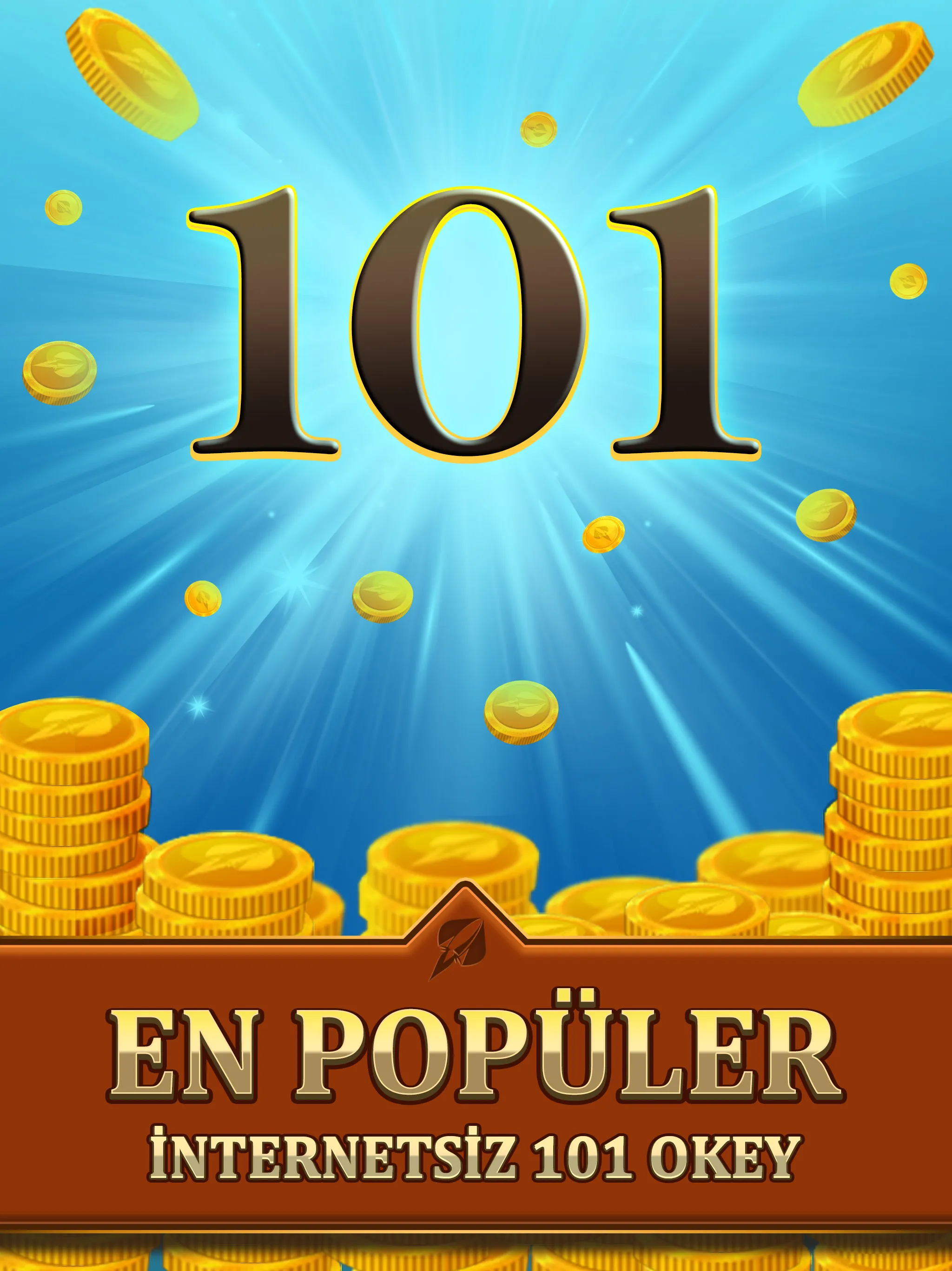 101 Okey İnternetsiz HD Yüzbir | Indus Appstore | Screenshot