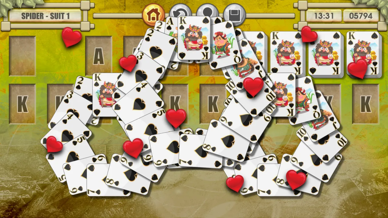 Spider Solitaire Hearts | Indus Appstore | Screenshot