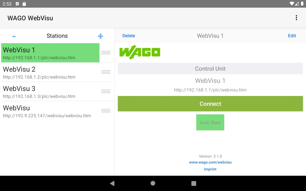 WAGO WebVisu | Indus Appstore | Screenshot