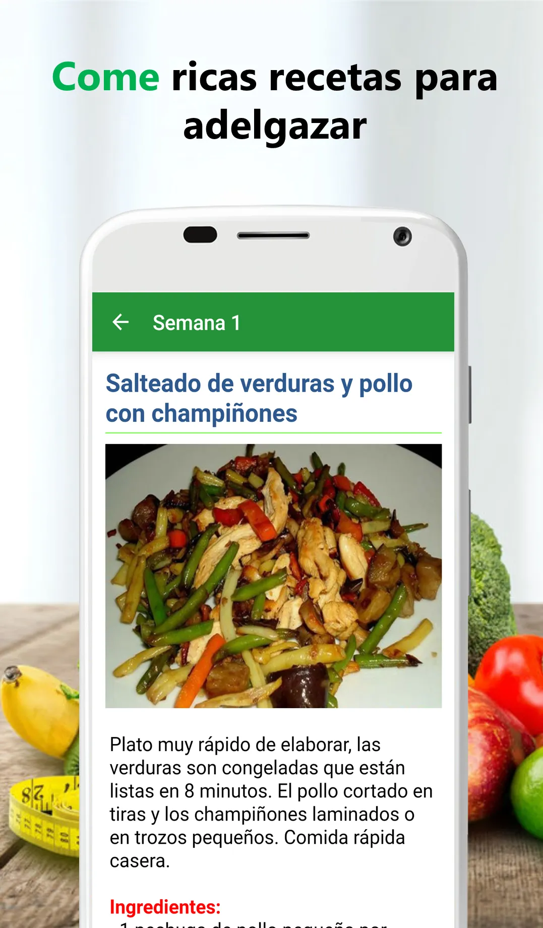 Dieta sana para perder peso | Indus Appstore | Screenshot