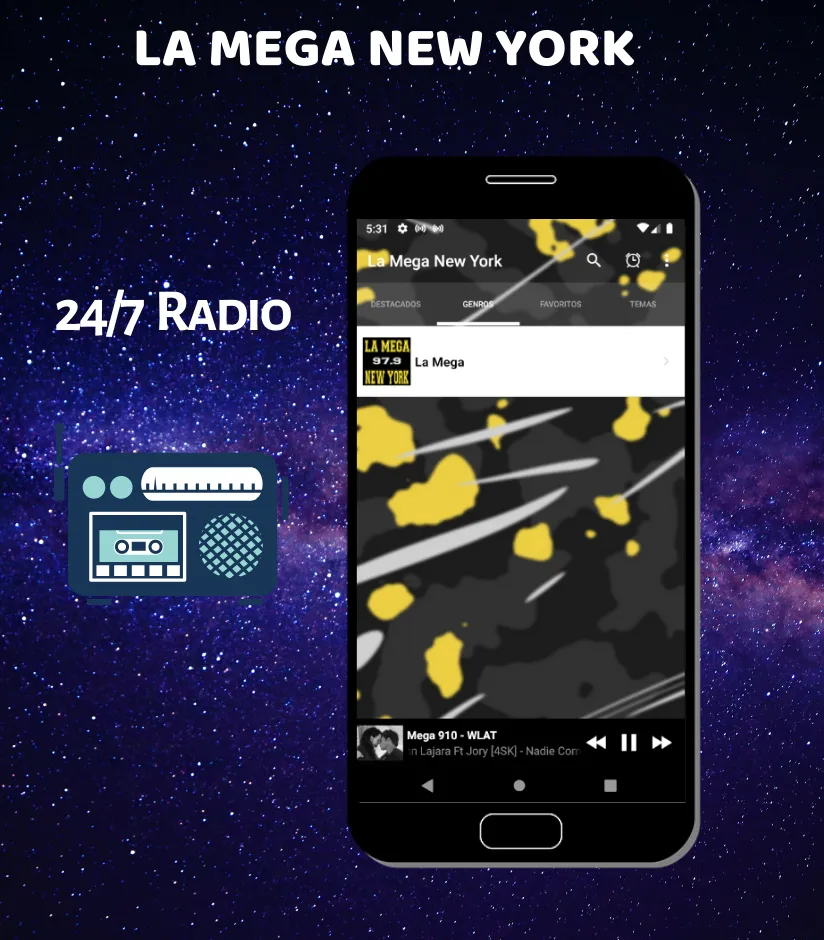 La Mega 97.9 New York | Indus Appstore | Screenshot