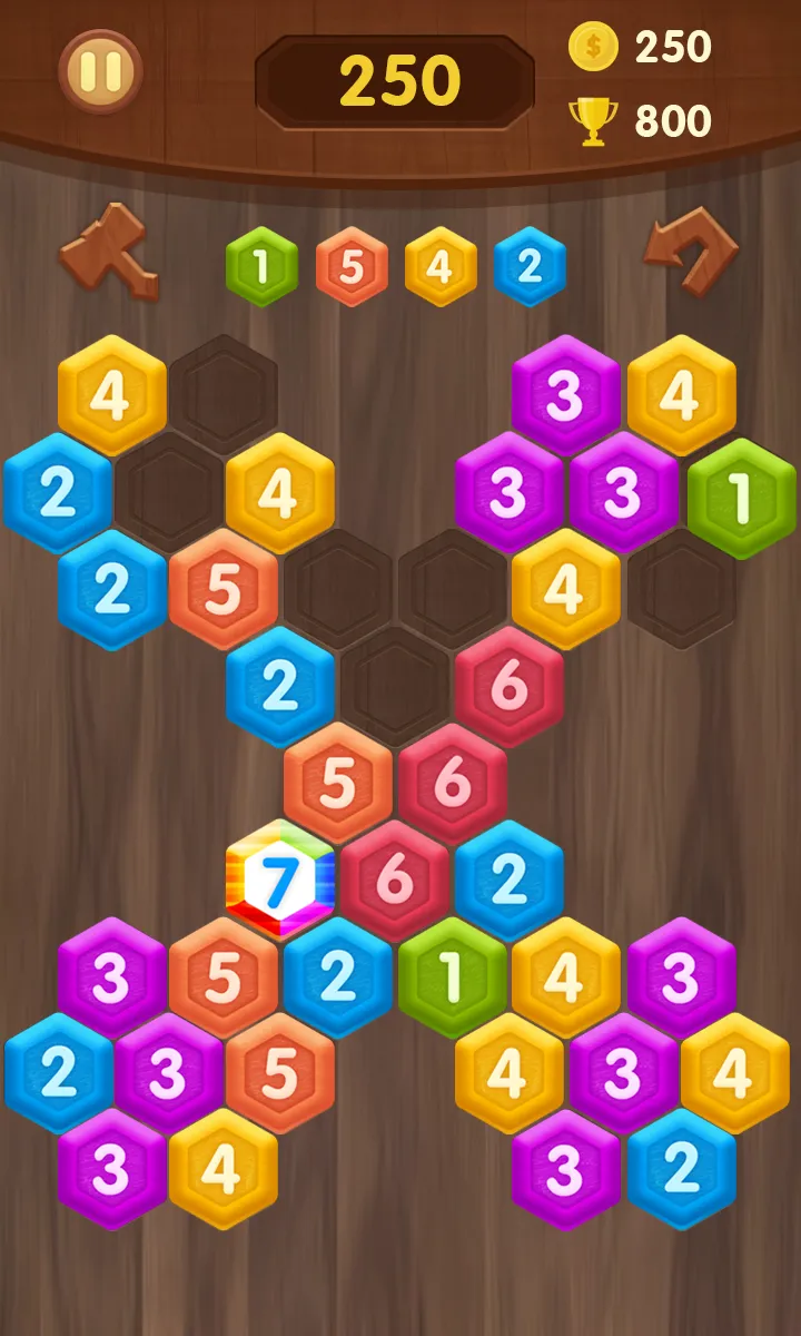 Hexa Crush Cell Puzzle | Indus Appstore | Screenshot