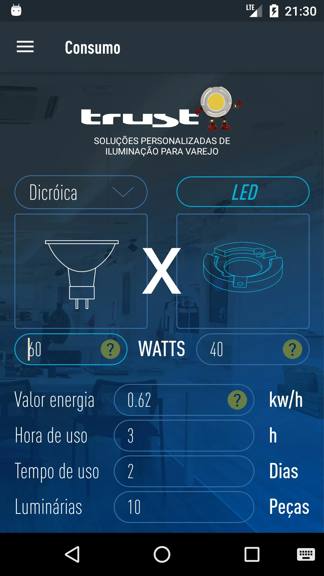 Luxímetro Dr. LED | Indus Appstore | Screenshot