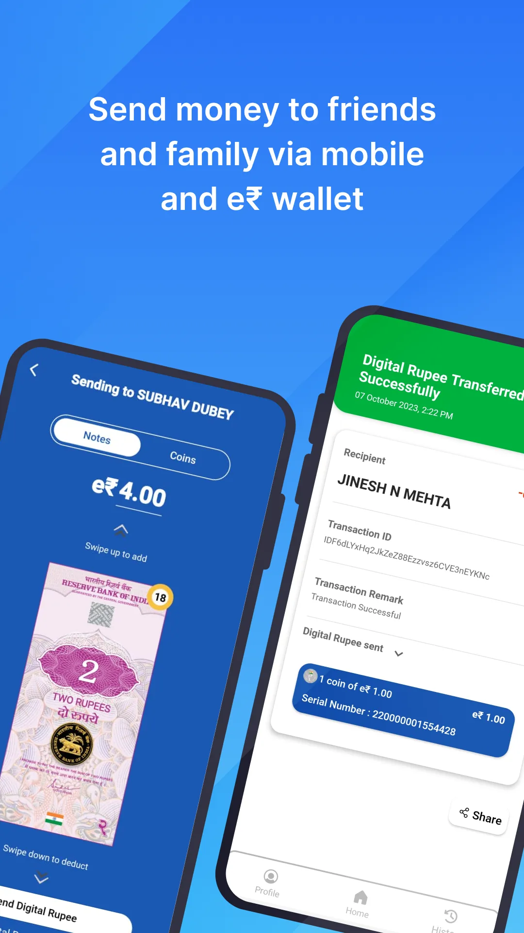 IDFC FIRST Bank Digital Rupee | Indus Appstore | Screenshot