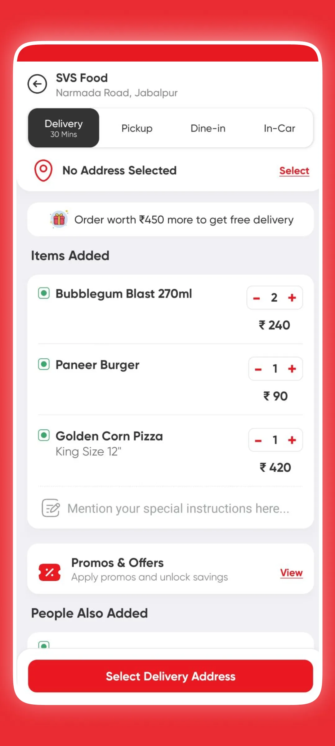SVS Food | Indus Appstore | Screenshot