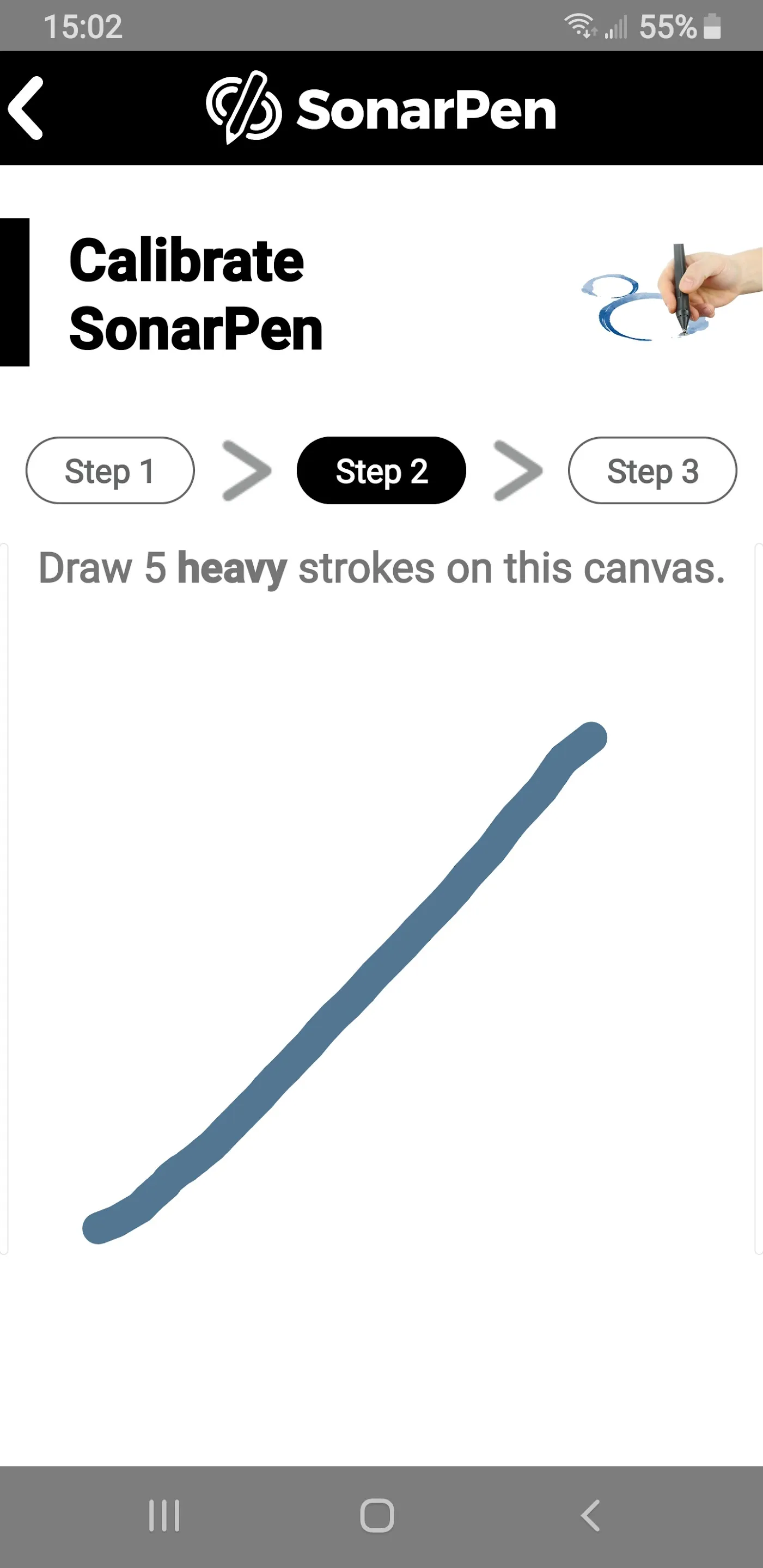 SonarPen Calibrate | Indus Appstore | Screenshot