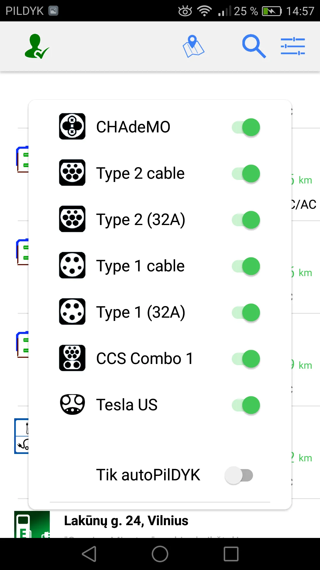 elektromobilių autoPilDYK | Indus Appstore | Screenshot