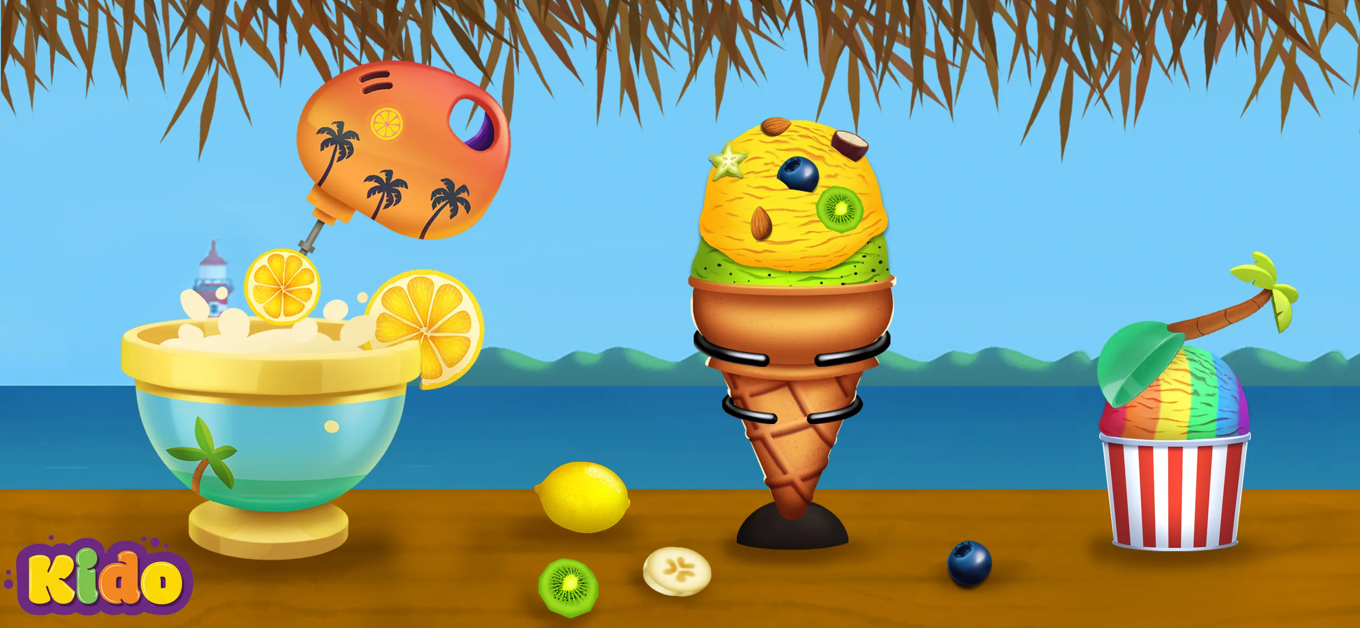 Ice Cream Making Game For Kids | Indus Appstore | Screenshot