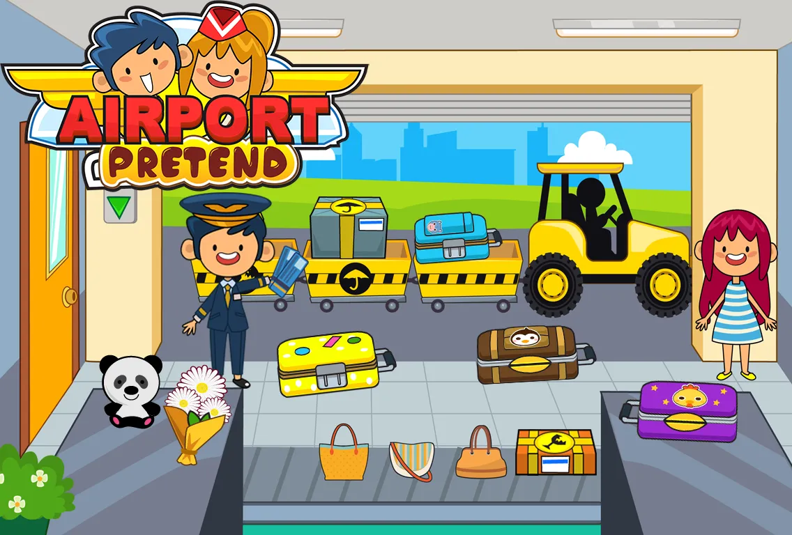 My Pretend Airport Travel Town | Indus Appstore | Screenshot