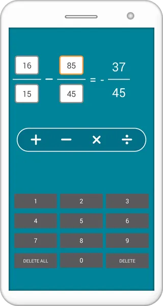 Fraction: Automatic Calculator | Indus Appstore | Screenshot