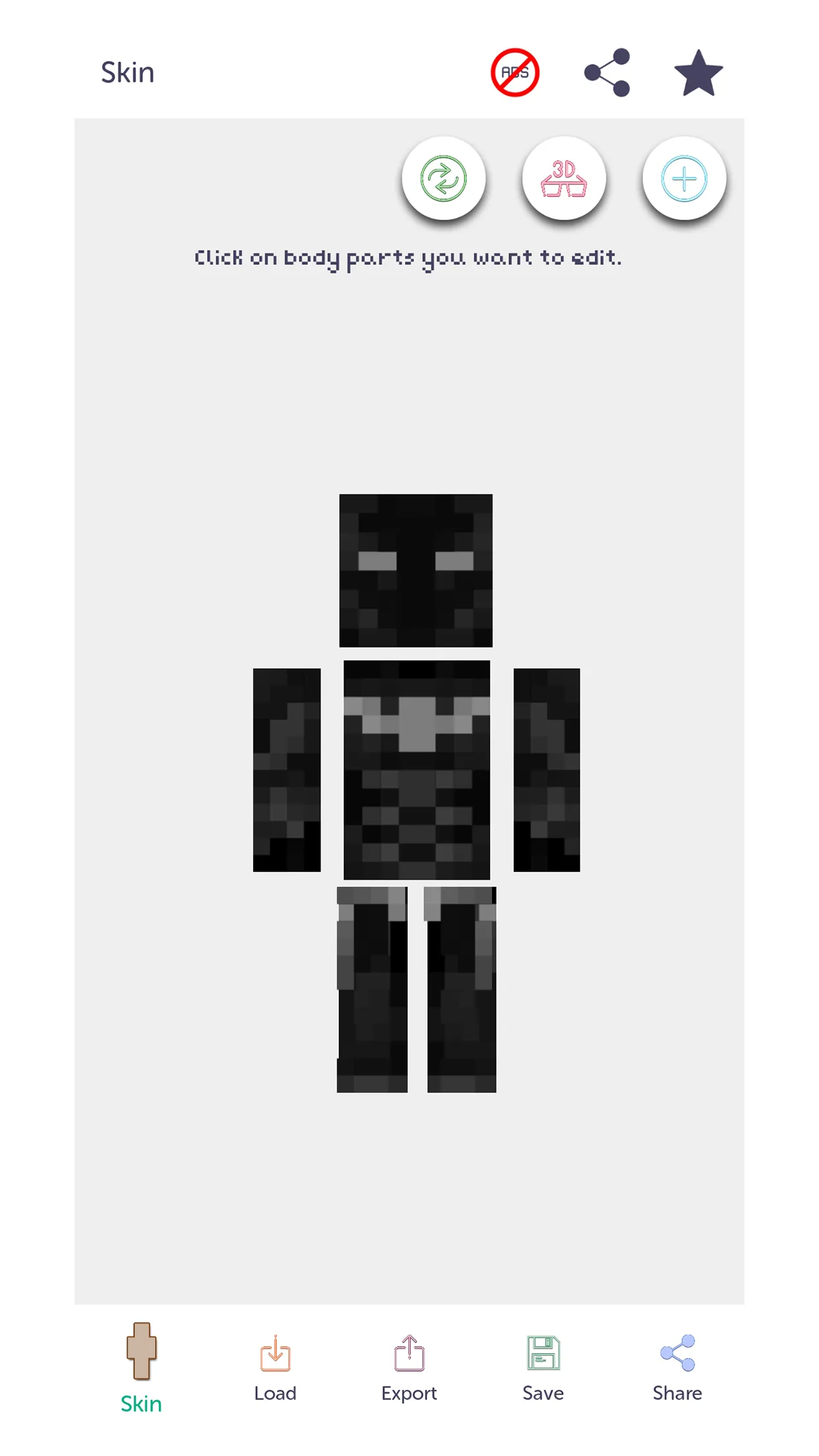 Skin Editor Lite for Minecraft | Indus Appstore | Screenshot