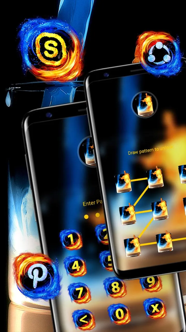 Fire & Ice Theme Launcher | Indus Appstore | Screenshot