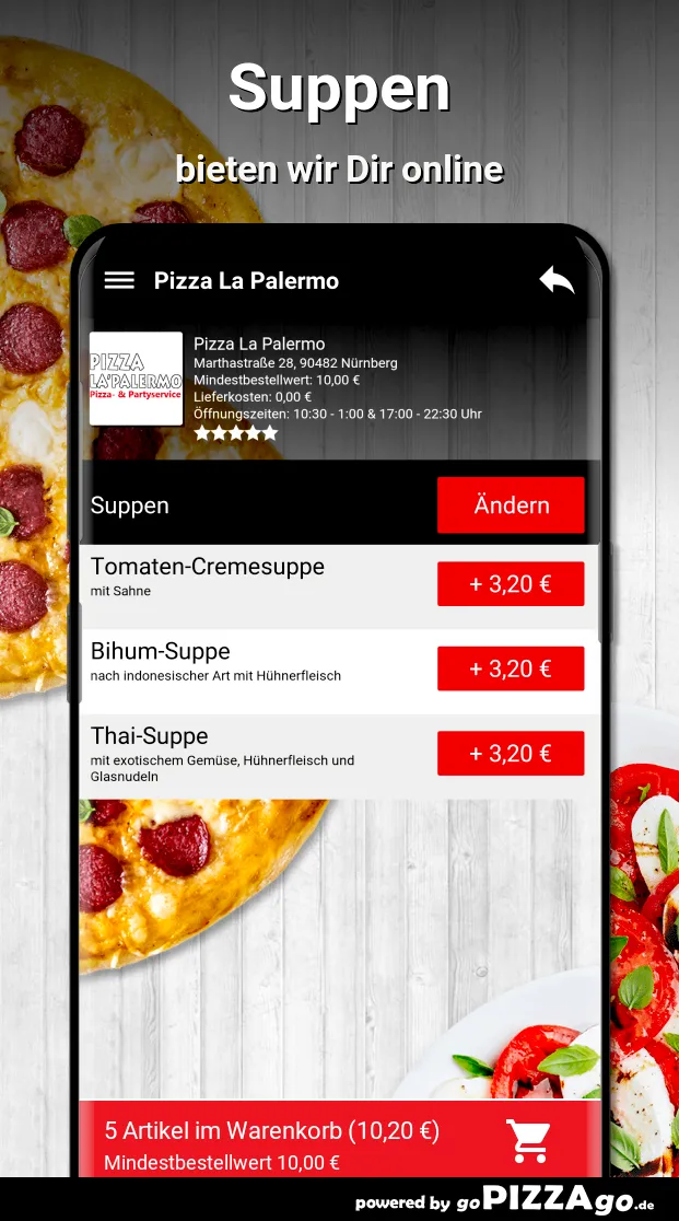 Pizza La Palermo Nürnberg | Indus Appstore | Screenshot