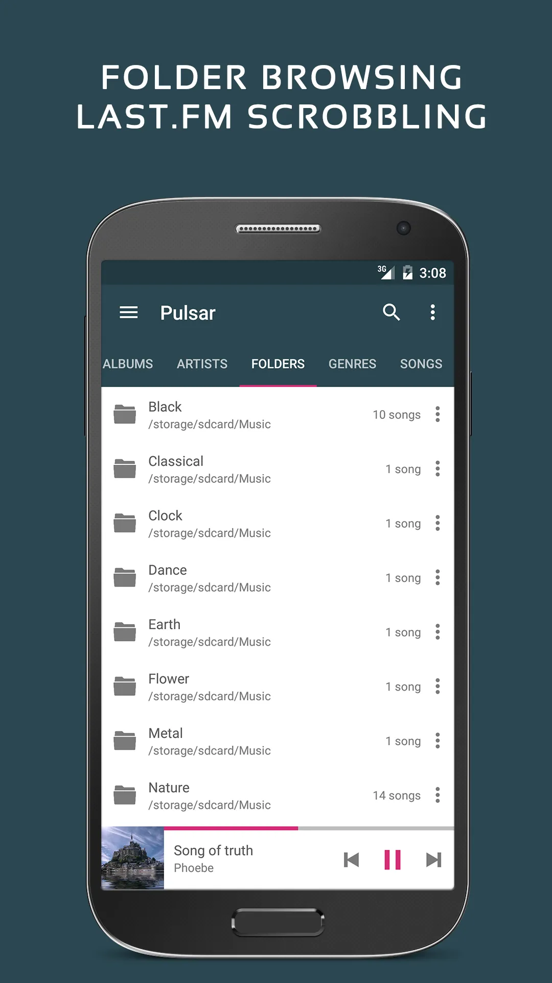 Pulsar Music Player | Indus Appstore | Screenshot