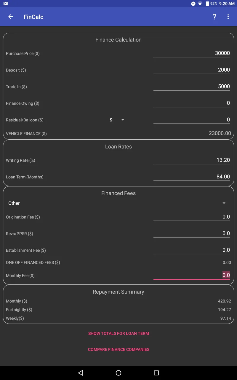 FinCalc | Indus Appstore | Screenshot