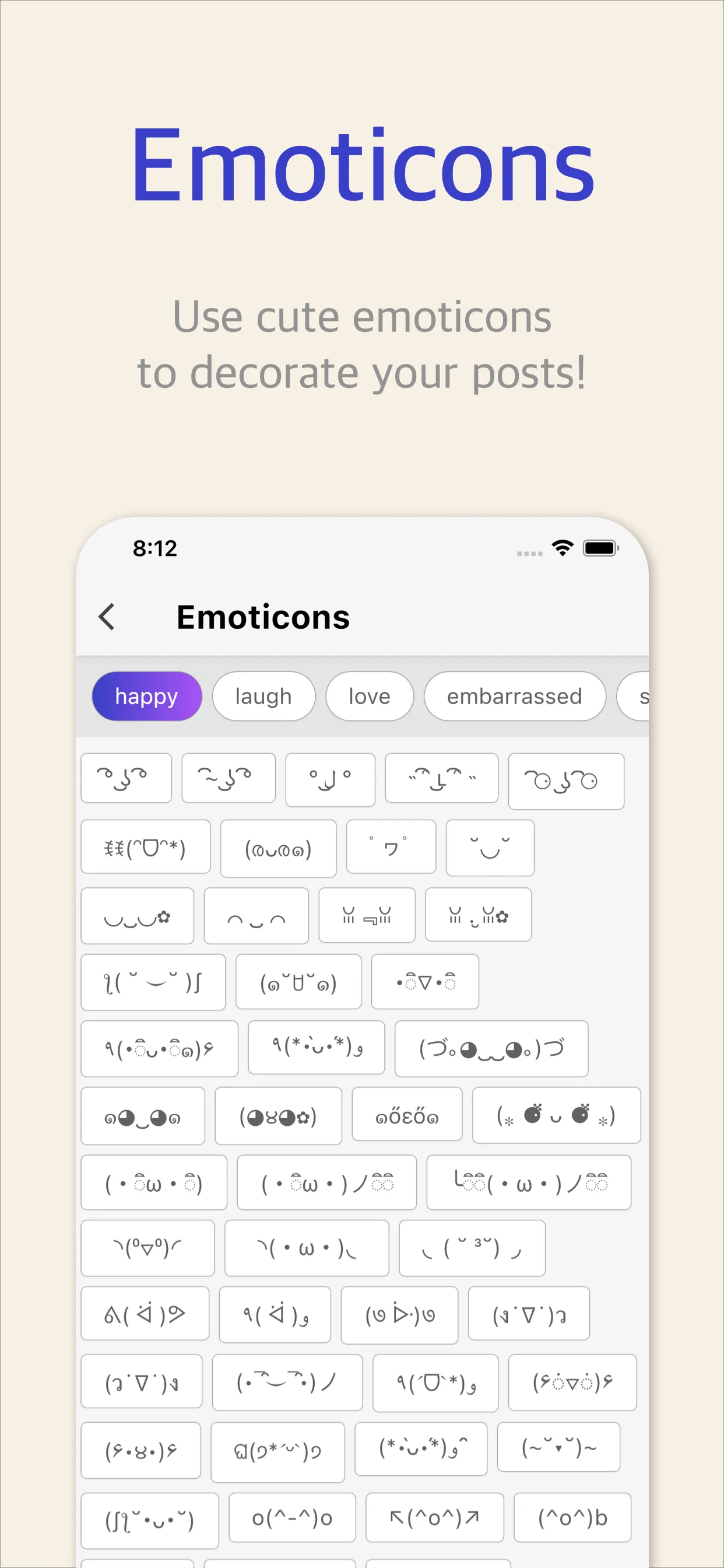 Inst-enter : fonts & emoticons | Indus Appstore | Screenshot