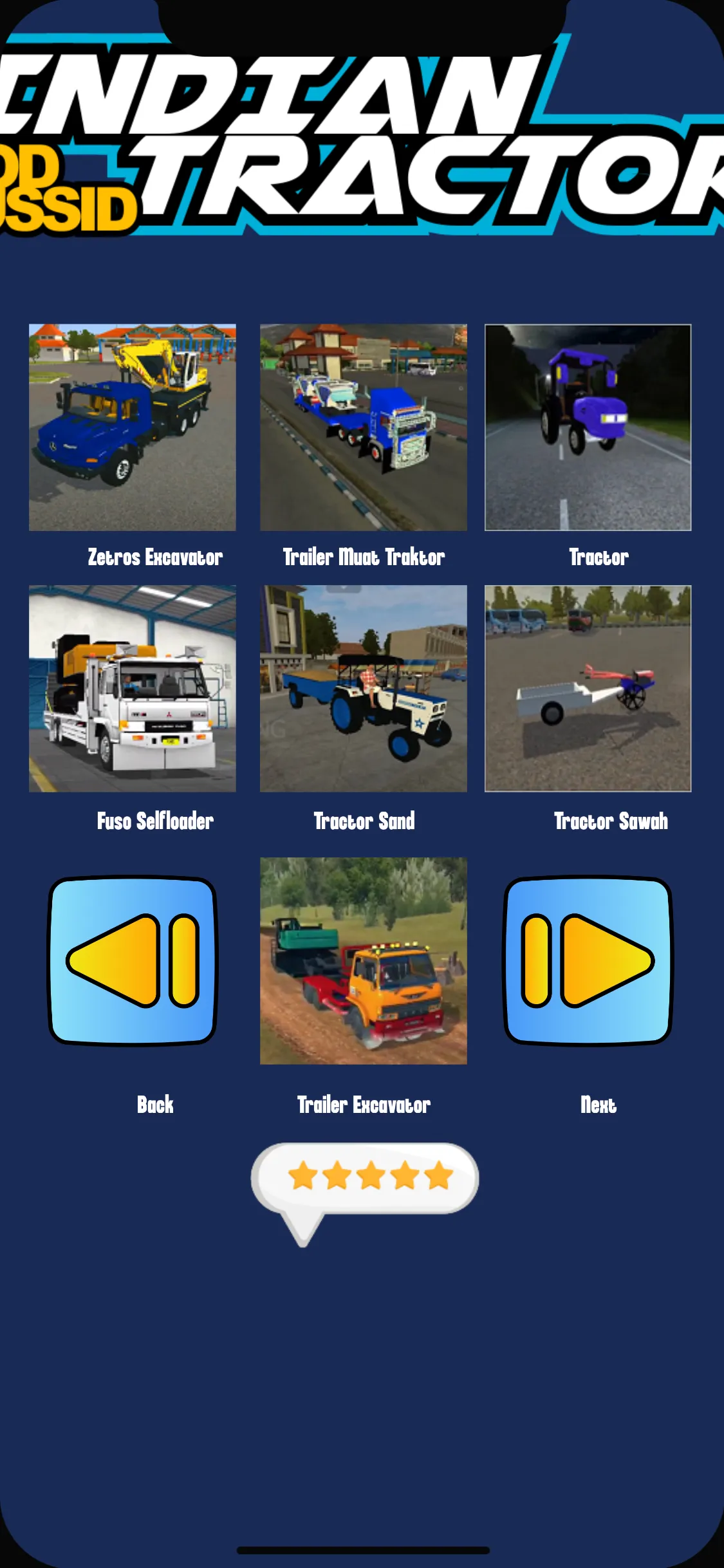 Indian Tractor Mod Bussid | Indus Appstore | Screenshot