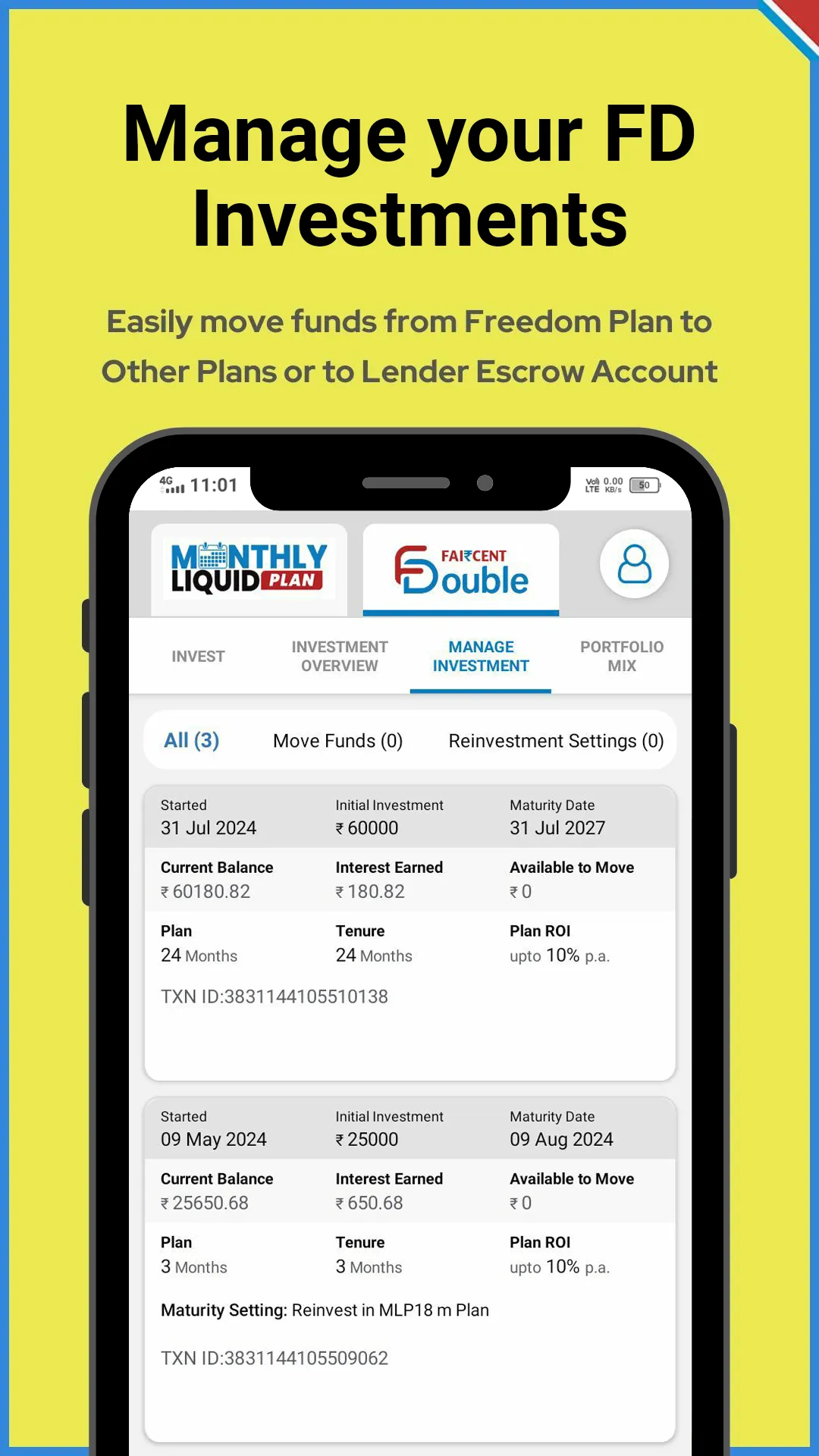 Faircent Double: Lend & Earn | Indus Appstore | Screenshot