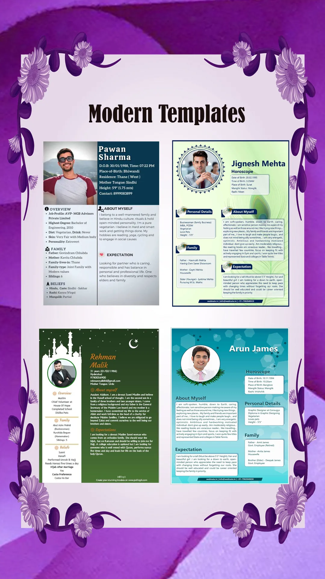 Perfect Match BioData Maker | Indus Appstore | Screenshot