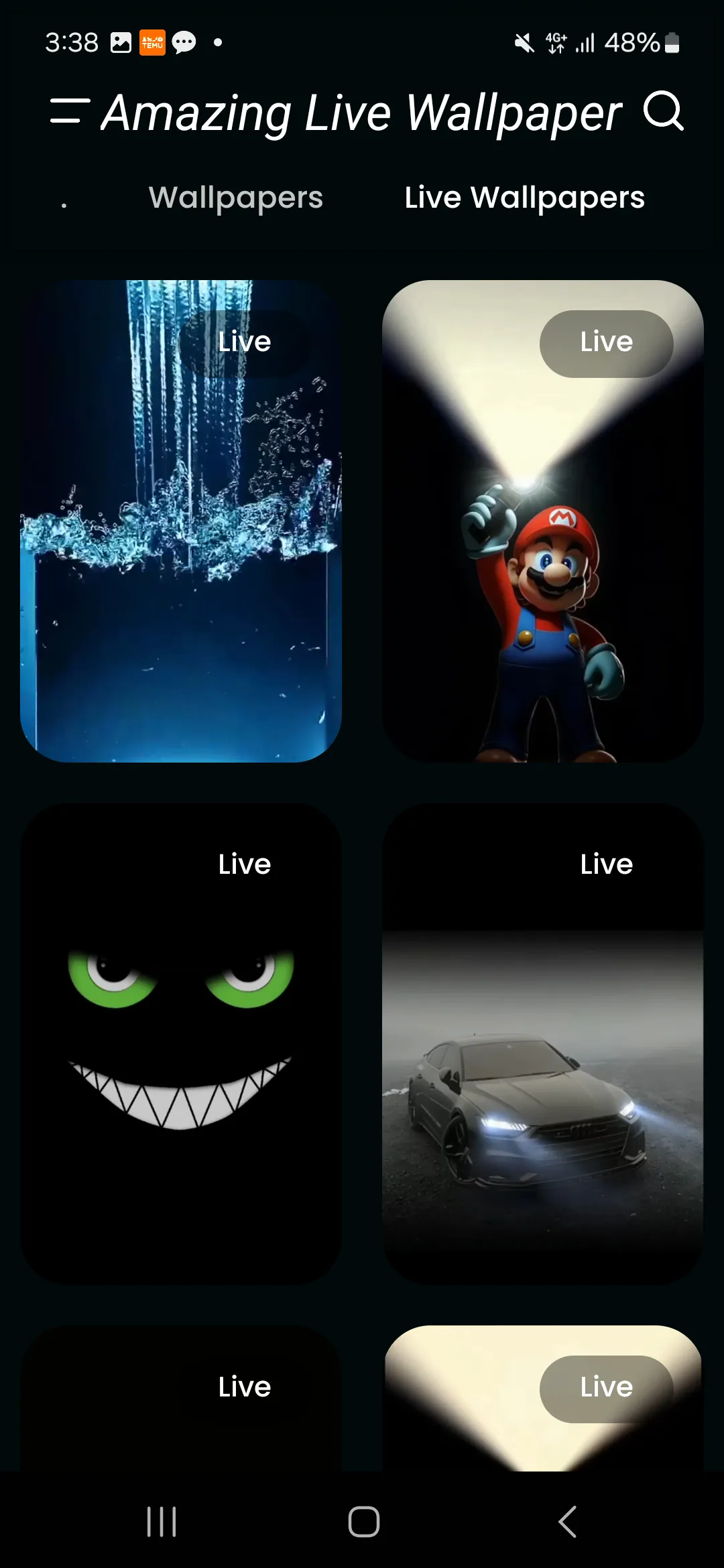 Amazing water live wallpaper | Indus Appstore | Screenshot