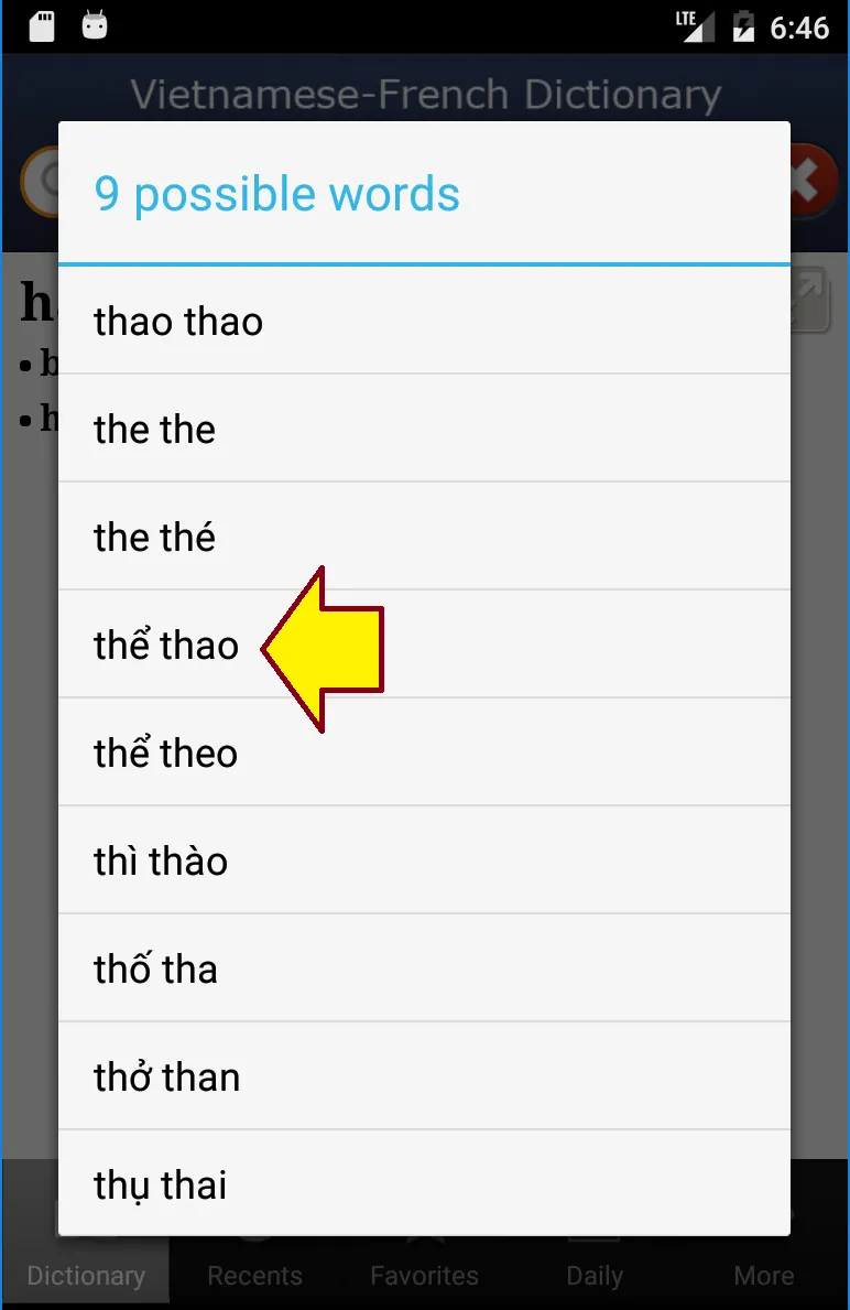 Vietnamese-French Dictionary | Indus Appstore | Screenshot