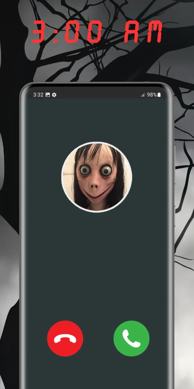Momo scary video call | Indus Appstore | Screenshot