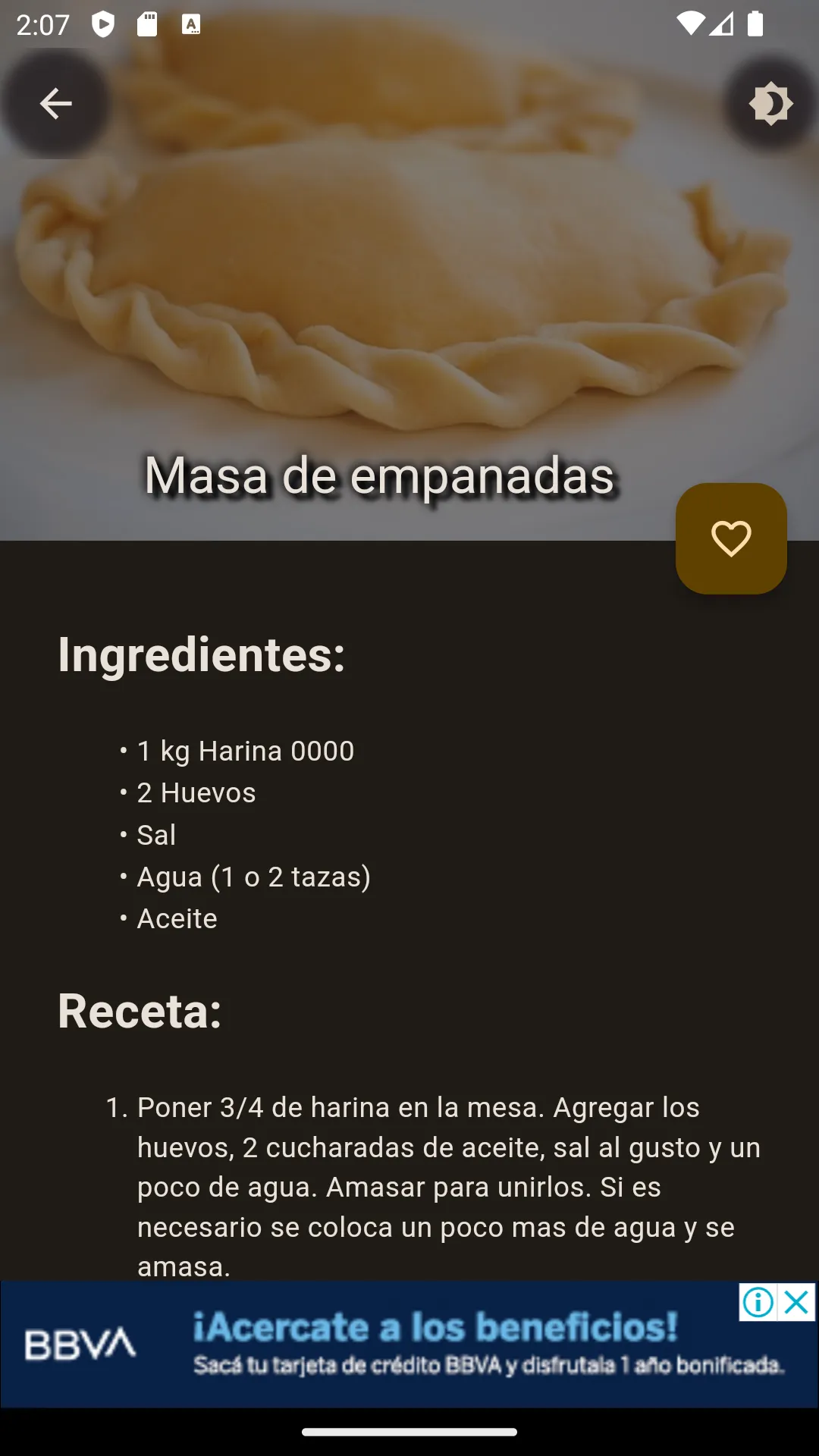 Recetas de Empanadas Caseras | Indus Appstore | Screenshot