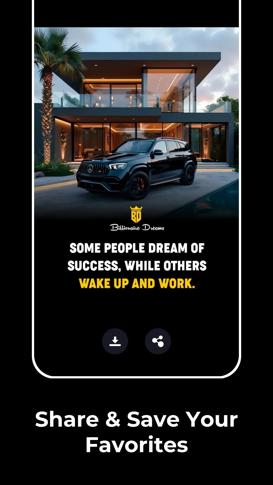 Billionaire Dreams: Motivation | Indus Appstore | Screenshot