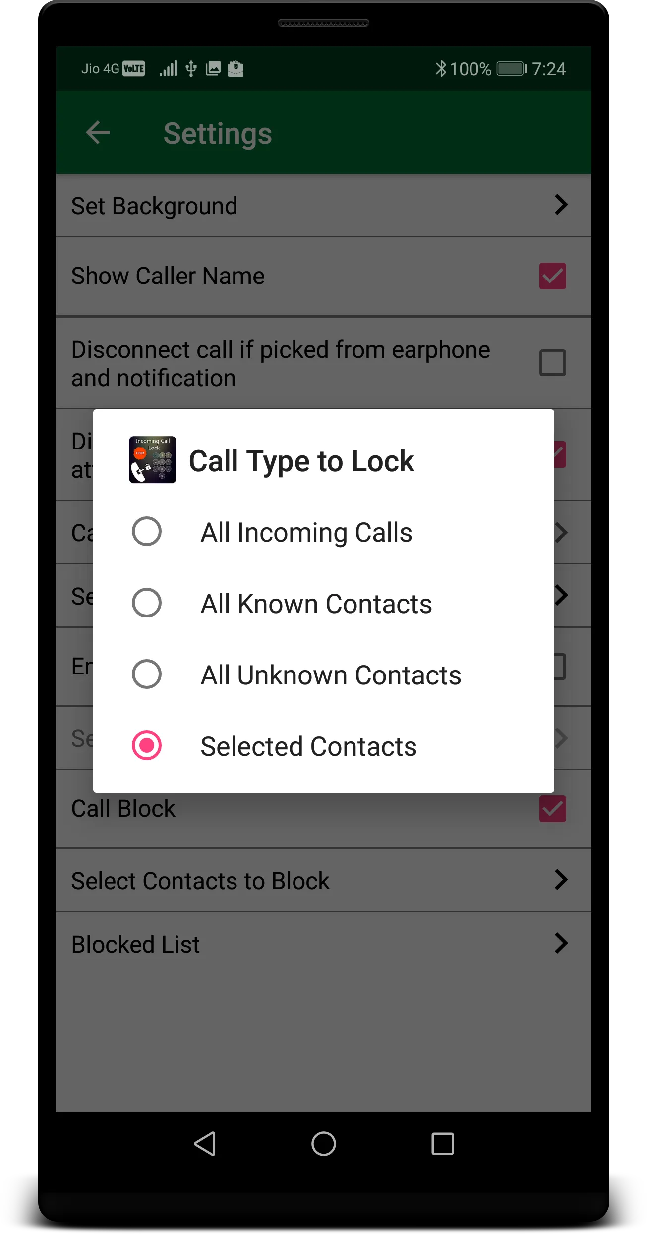 Incoming Call Lock | Indus Appstore | Screenshot