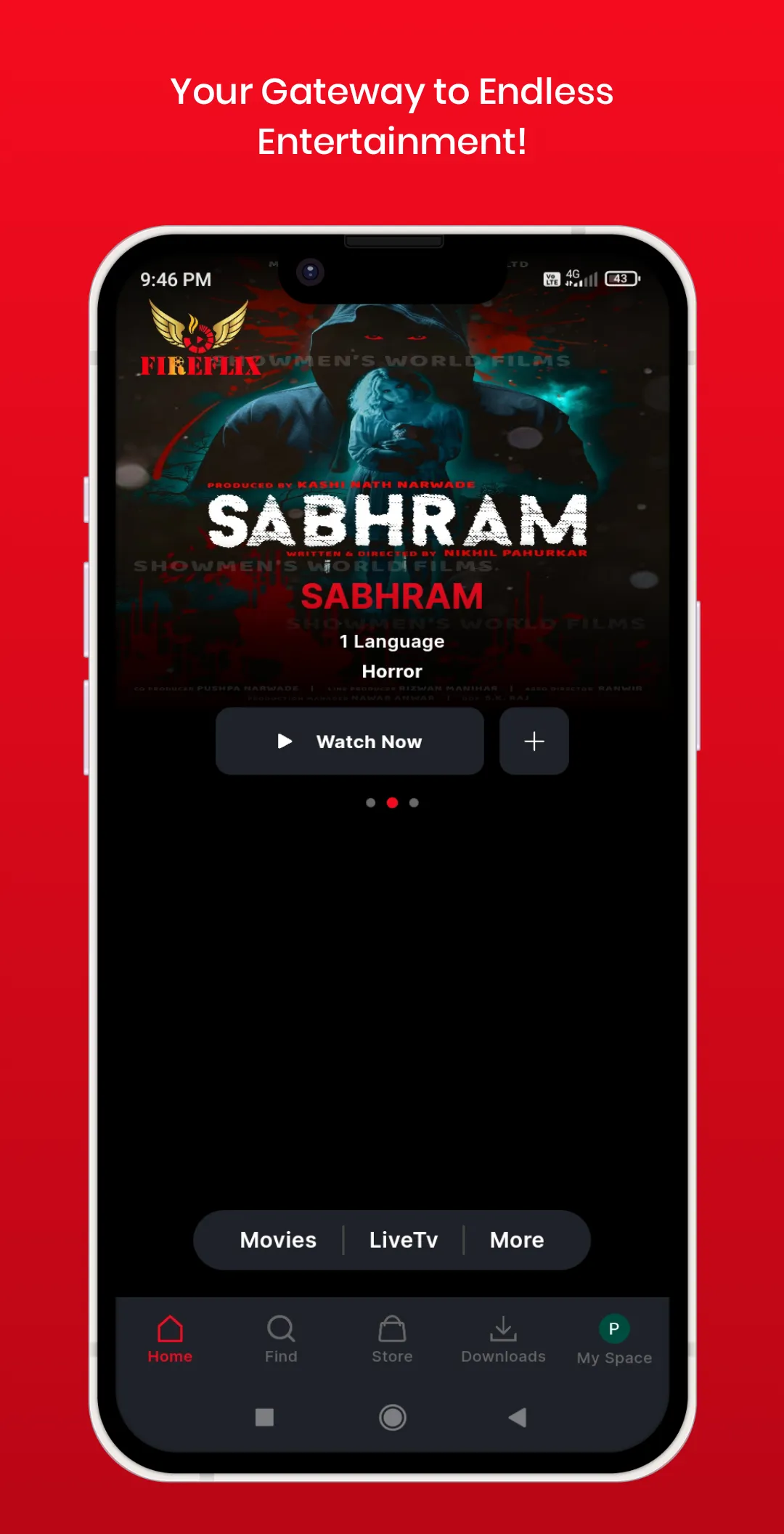 FireFlix: HD Movies & TV | Indus Appstore | Screenshot