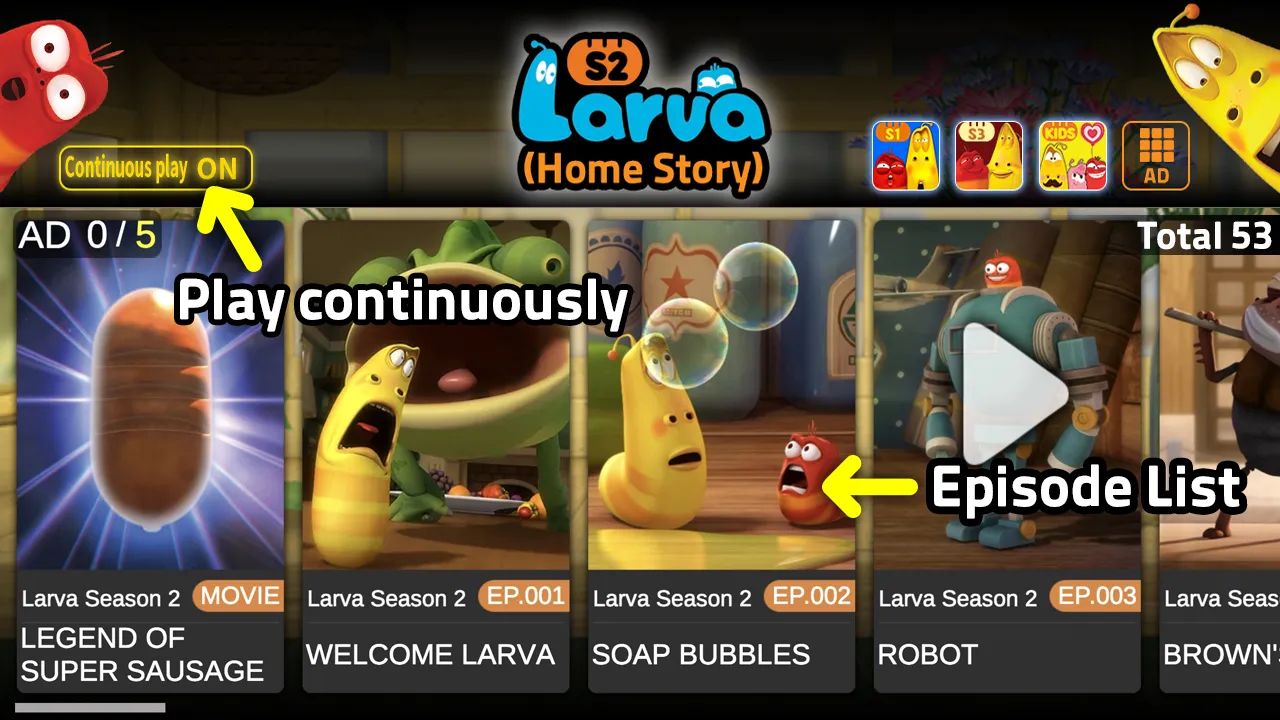 Larva season 2(full version) | Indus Appstore | Screenshot