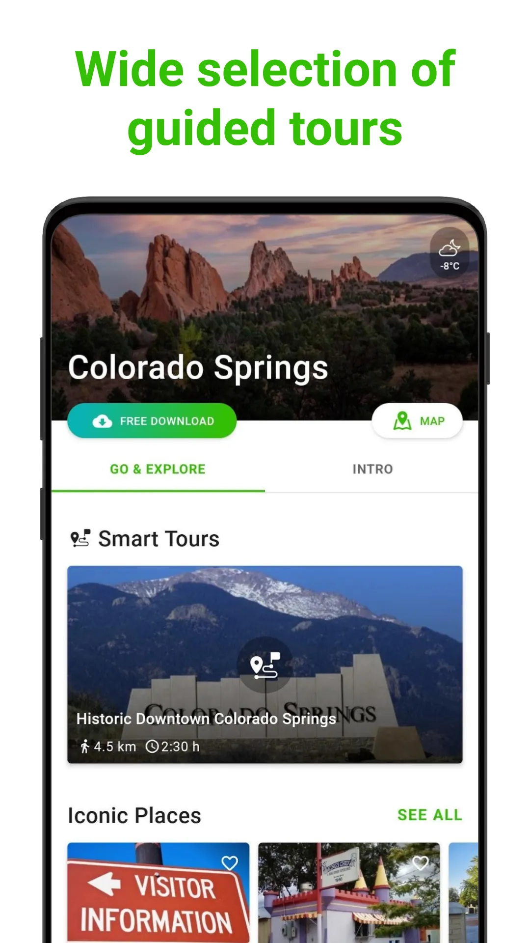 Colorado Springs SmartGuide | Indus Appstore | Screenshot