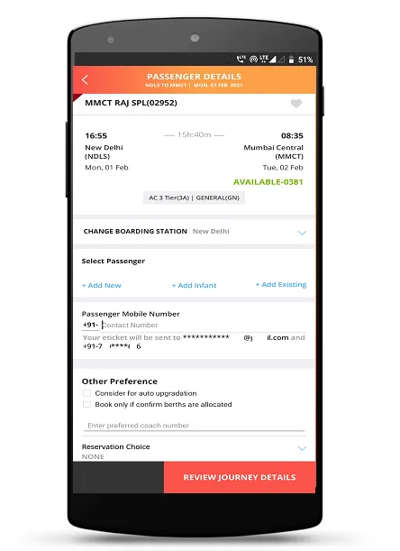 IRCTC Rail Connect | Indus Appstore | Screenshot