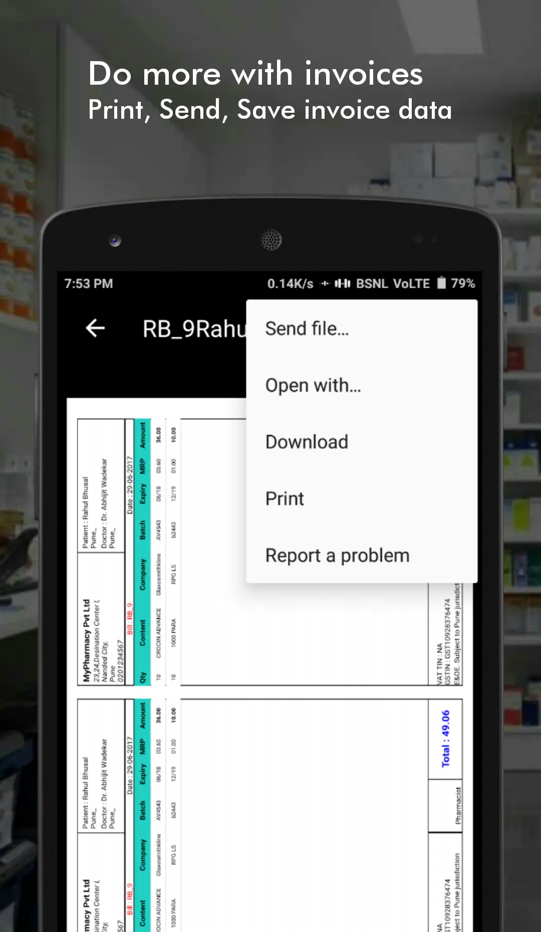 MyPharmacy - Store Billing App | Indus Appstore | Screenshot