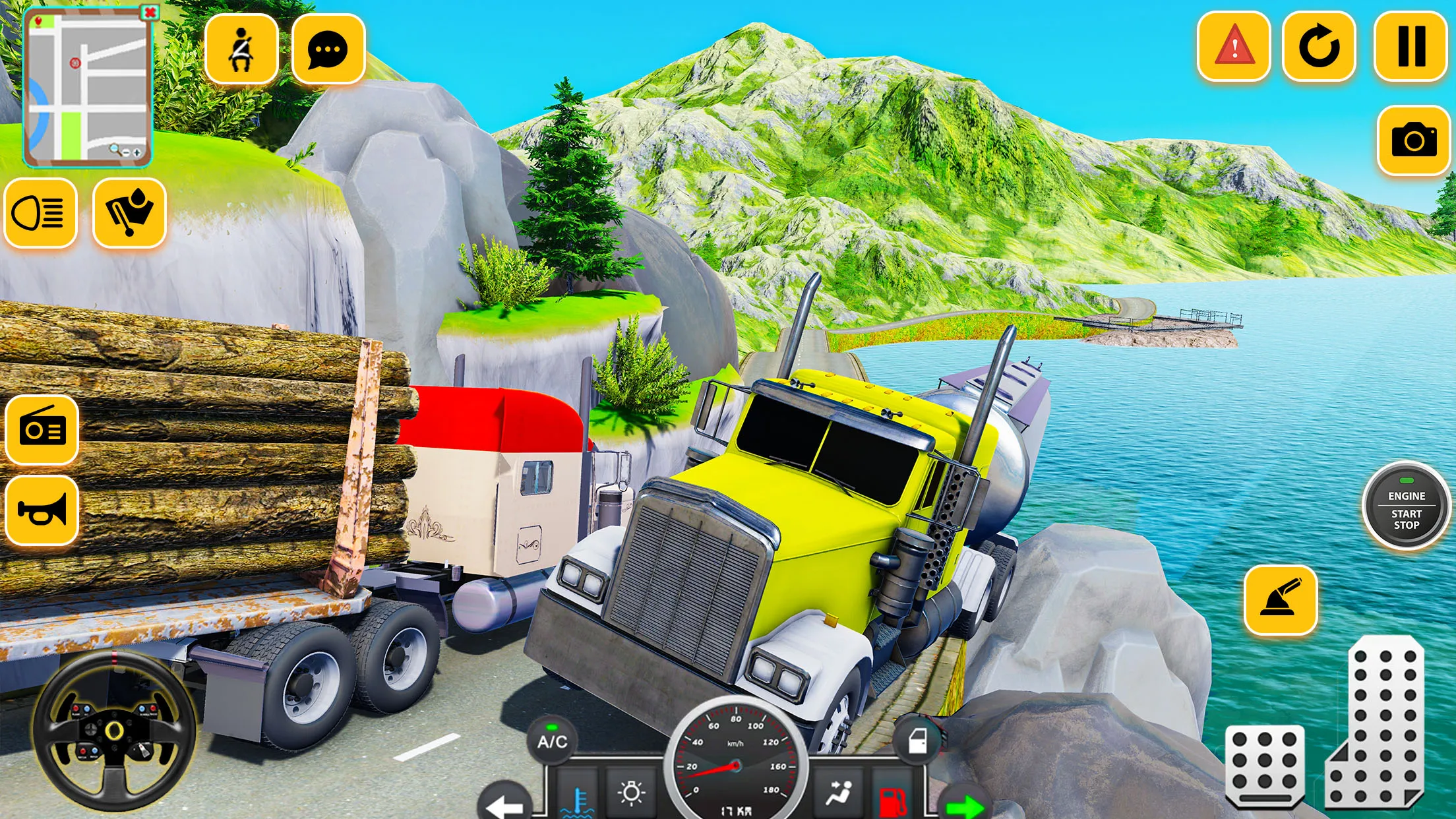 Log Cargo Transport Truck Game | Indus Appstore | Screenshot