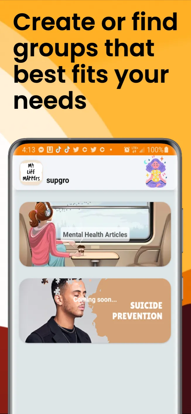 Vent, Share, Heal, Connect | Indus Appstore | Screenshot