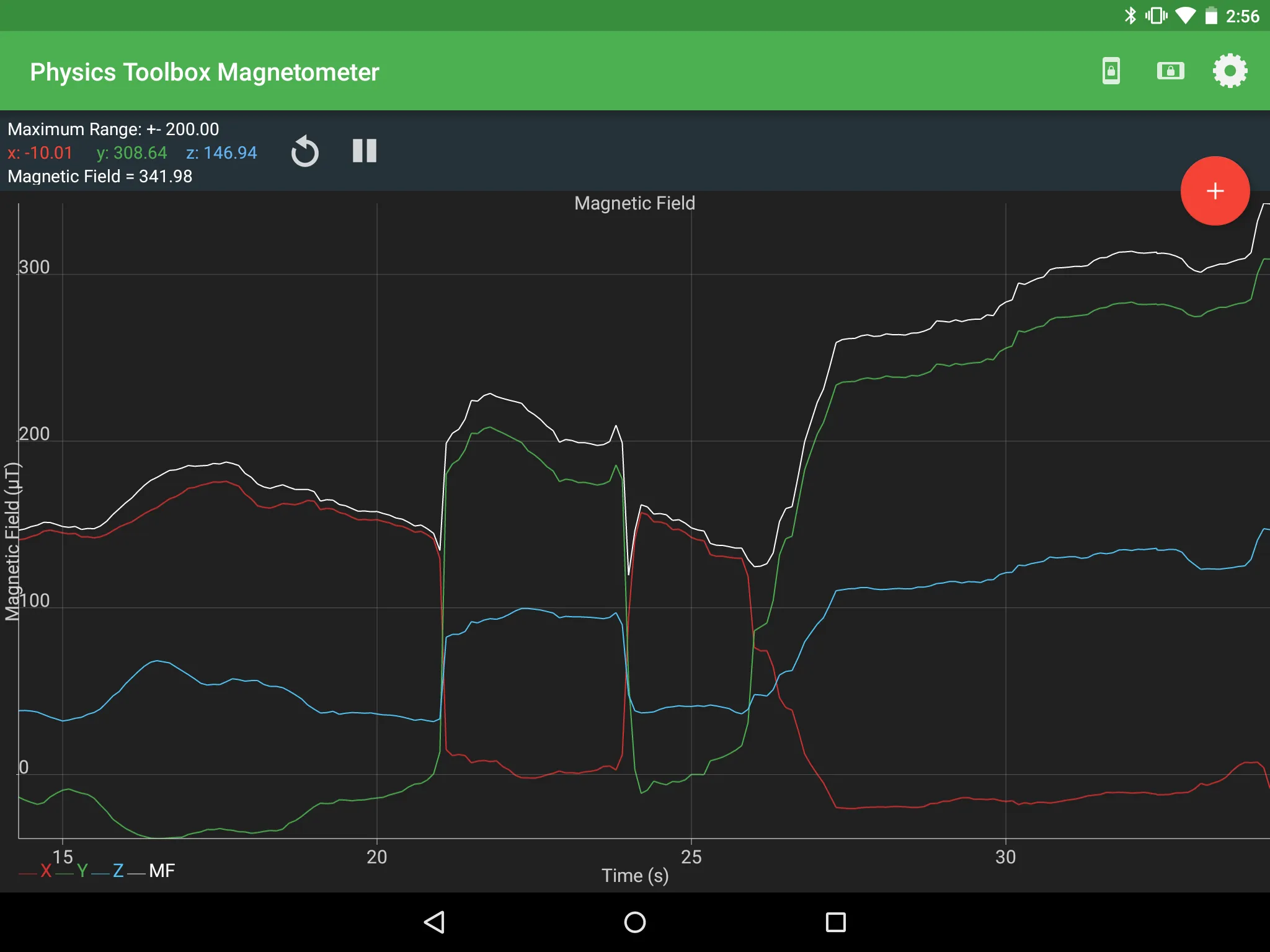 Physics Toolbox Magnetometer | Indus Appstore | Screenshot