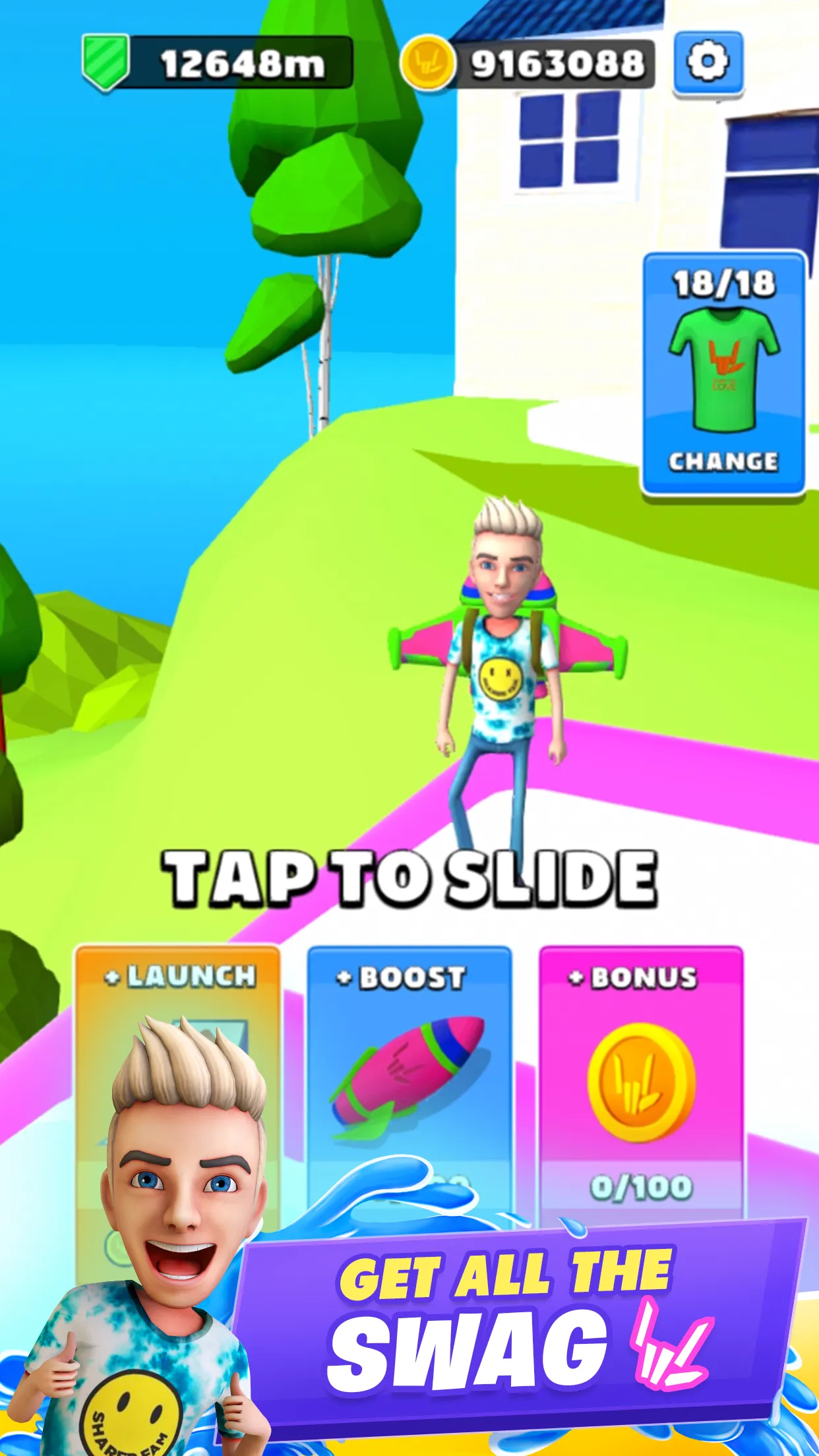 Stephen Sharer’s Rocket Slide | Indus Appstore | Screenshot