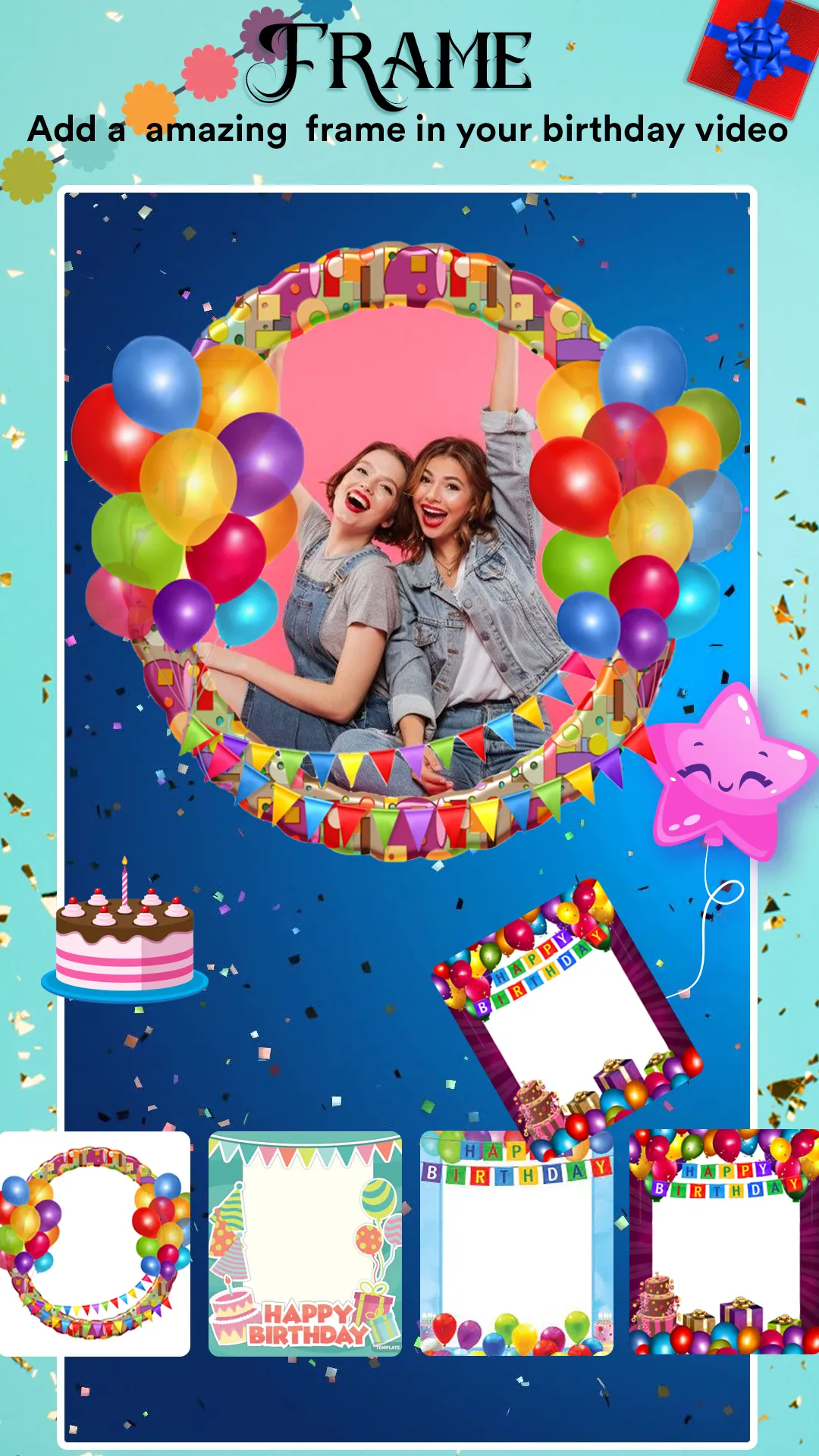 Birthday Video Maker | Indus Appstore | Screenshot