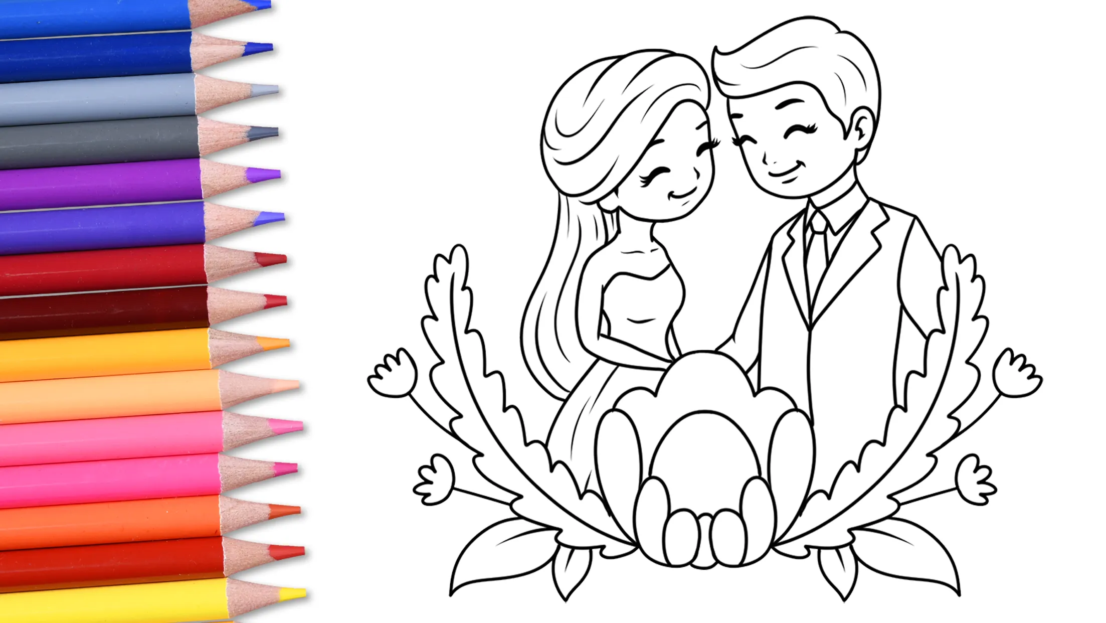 Princess Wedding Coloring Game | Indus Appstore | Screenshot