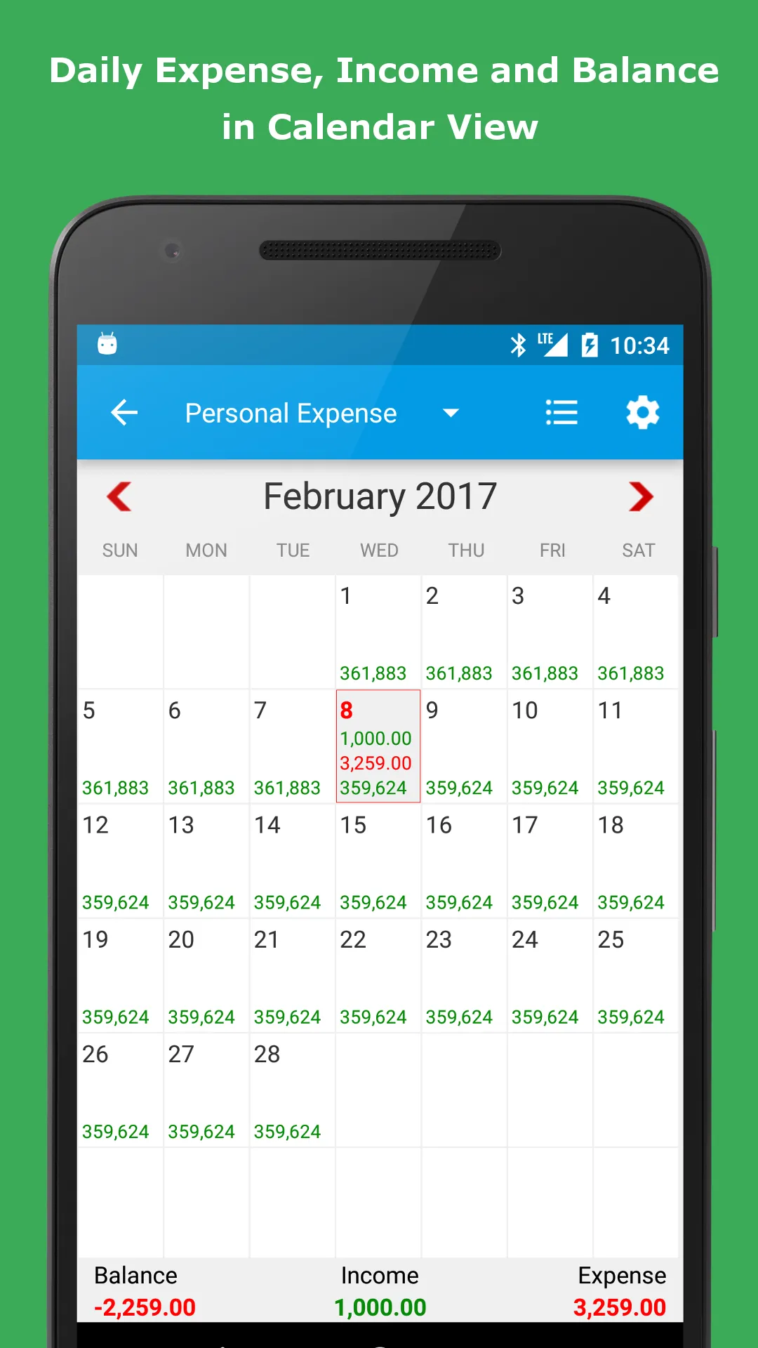 Expense Manager | Indus Appstore | Screenshot