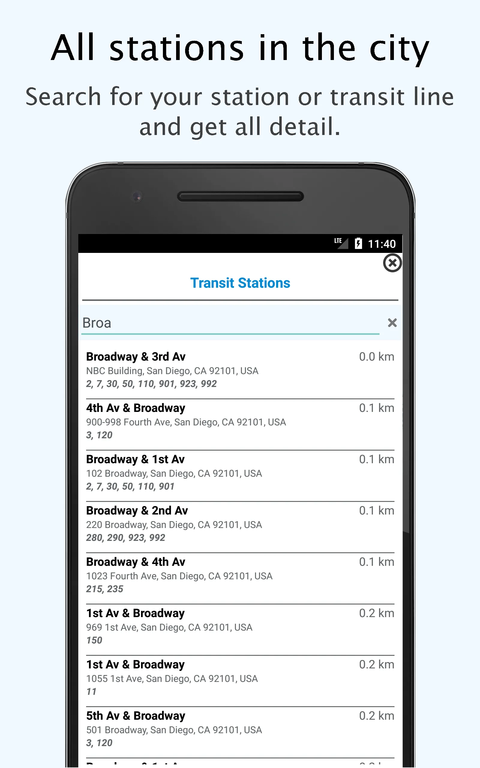 San Diego Public Transport | Indus Appstore | Screenshot