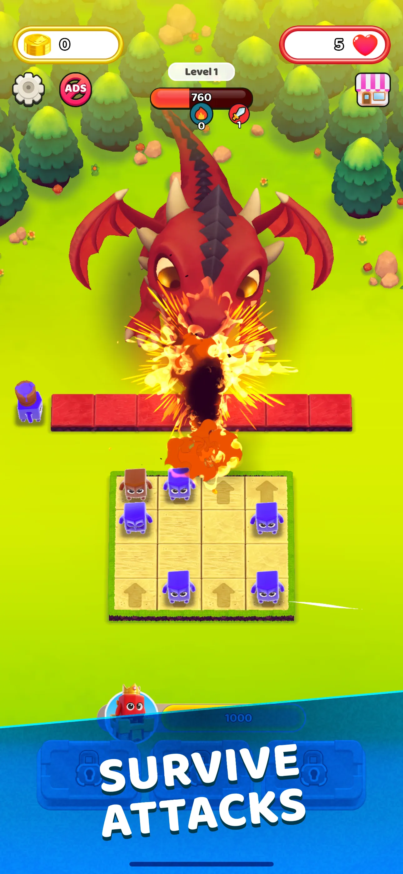 Merge & Siege - Dragon Battle | Indus Appstore | Screenshot