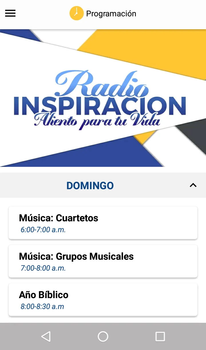 Radio Inspiración | Indus Appstore | Screenshot