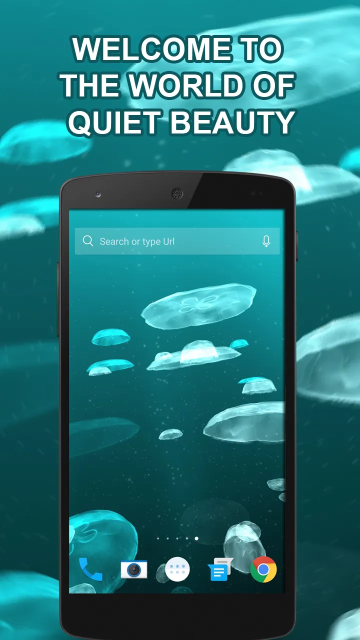 Jellyfishes 3D live wallpaper | Indus Appstore | Screenshot