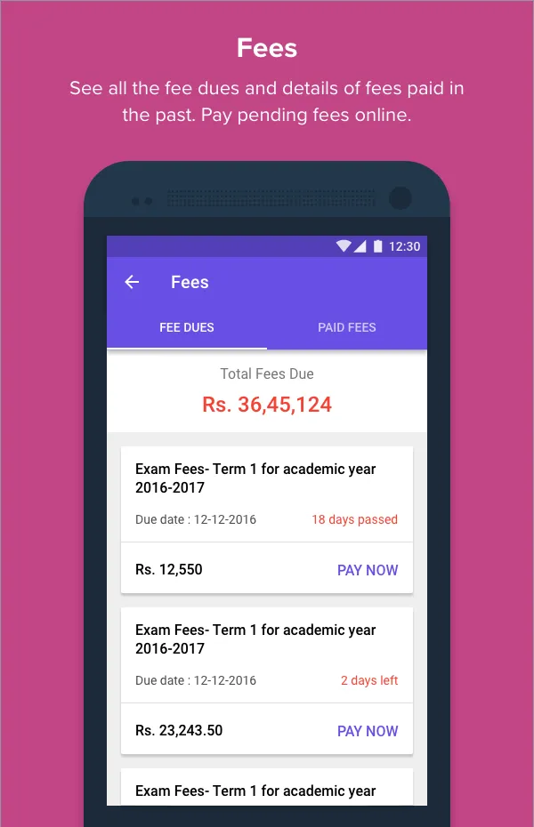 School Management App - Fedena | Indus Appstore | Screenshot