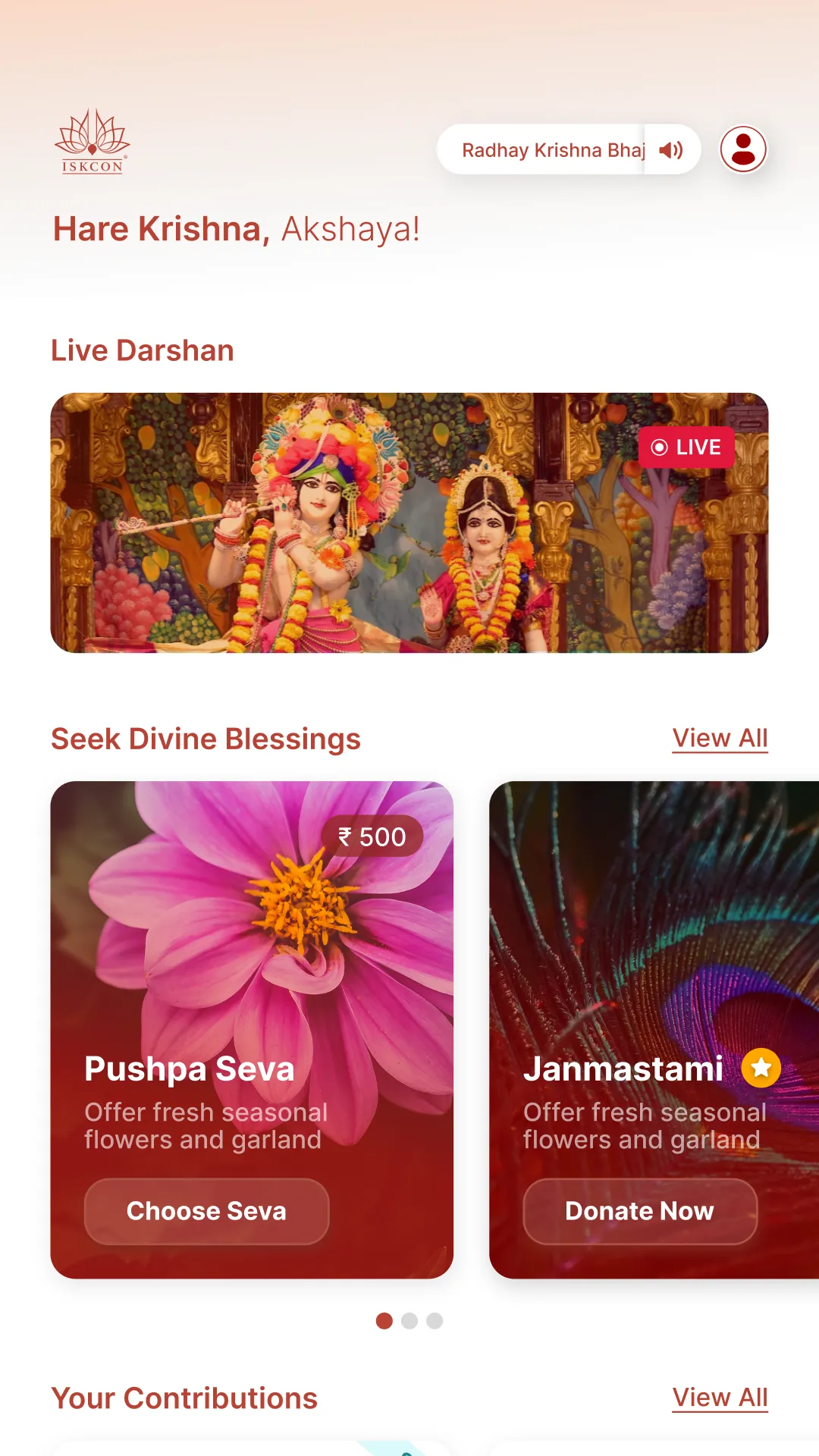 ISKCON Abids | Indus Appstore | Screenshot