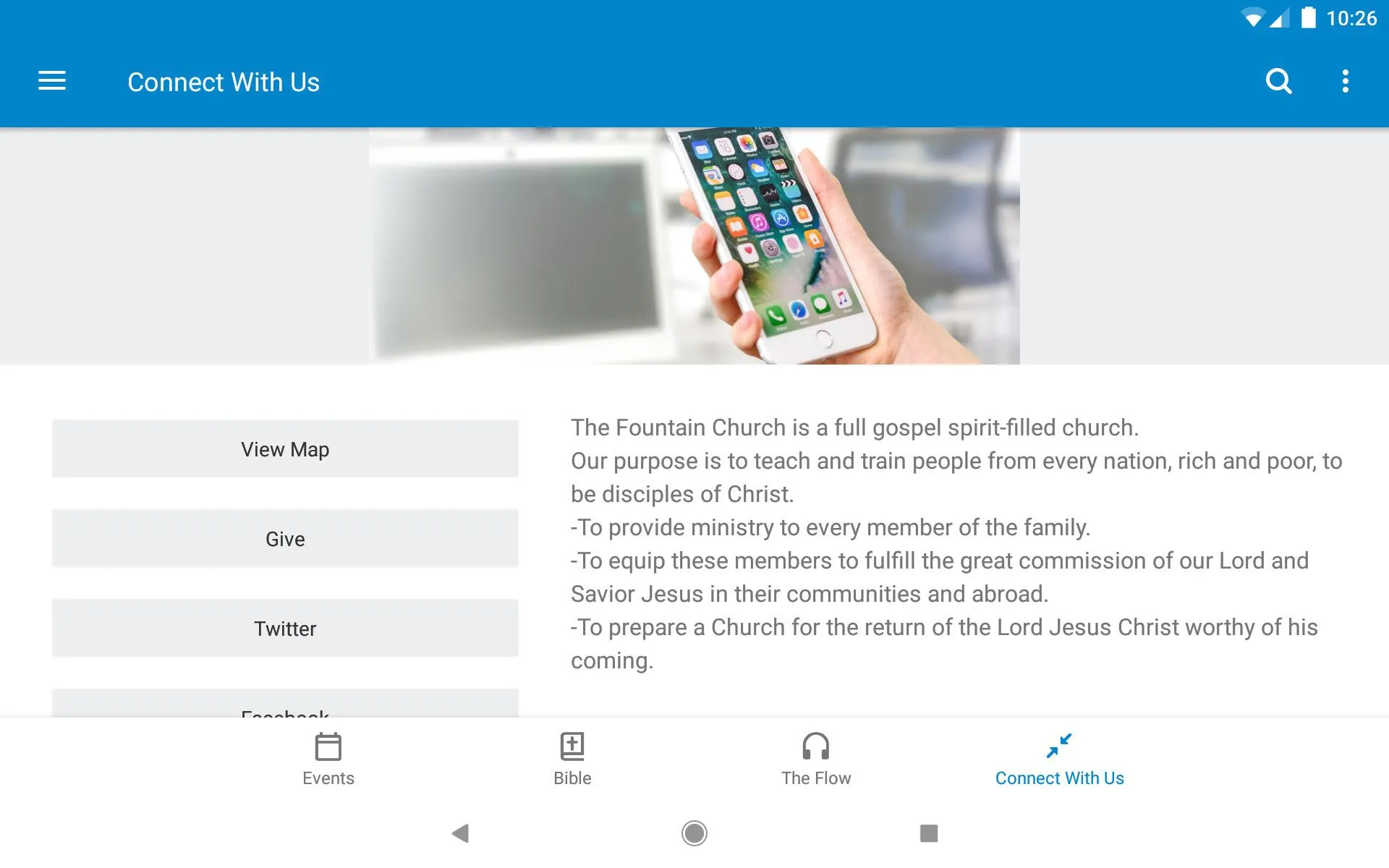 The Fountain Church App | Indus Appstore | Screenshot