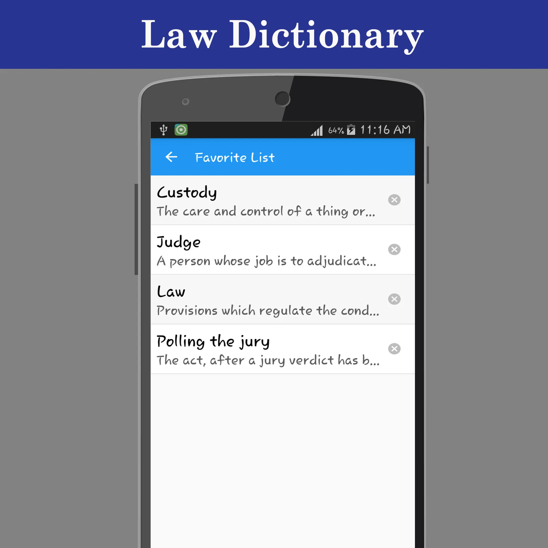 Law Dictionary | Indus Appstore | Screenshot